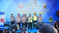 Kakorlantas Irjen Pol. Agus Suryonugroho saat menyampaikan komitmen pengamanan mudik Lebaran 2026 dengan fokus pada keselamatan jiwa.