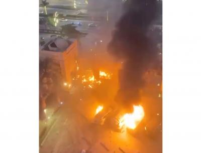 Resor mewah Fairmont The Palm di Dubai, tempat pasangan asal Inggris mengalami teror setelah laporan rudal menghantam dekat lokasi mereka saat bulan madu.