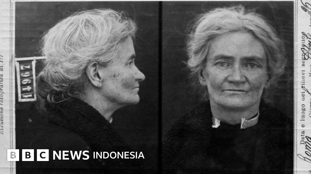 Violet Gibson, wanita Irlandia yang menembak Benito Mussolini di Roma pada 7 April 1926.