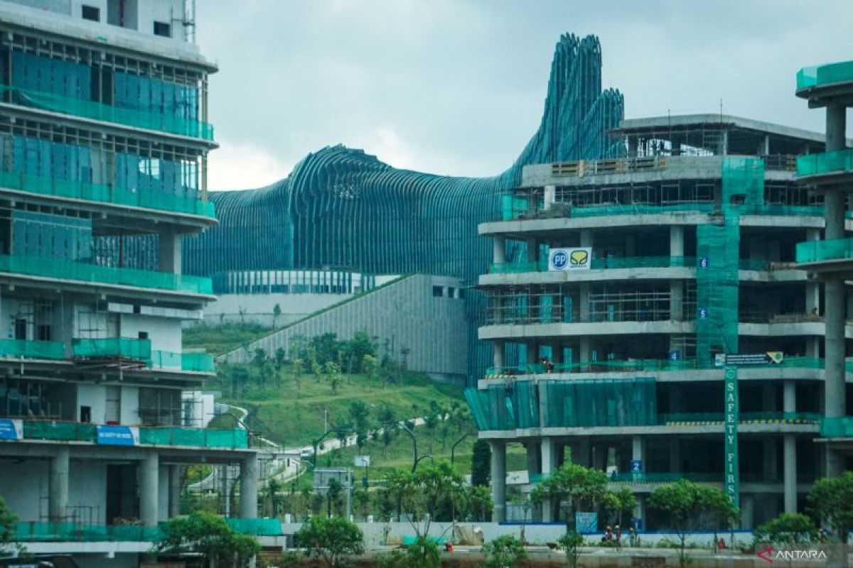 Proyek pembangunan infrastruktur di kawasan Penajam Paser Utara yang strategis sebagai gerbang investasi utama menuju Ibu Kota Nusantara.