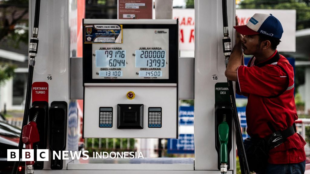 Ilustrasi beban subsidi BBM yang menguras APBN di tengah lonjakan harga minyak dunia akibat ketegangan geopolitik.