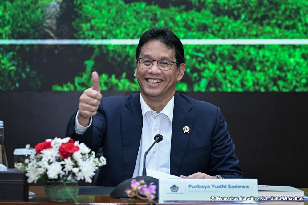 Menteri Keuangan Purbaya Yudhi Sadewa saat menyampaikan pernyataan terkait kondisi fiskal Indonesia dan tawaran pinjaman dari International Monetary Fund (IMF).