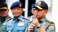 Panglima TNI Jenderal Agus Subiyanto saat memberikan instruksi terkait keamanan pasukan perdamaian Indonesia di Lebanon.