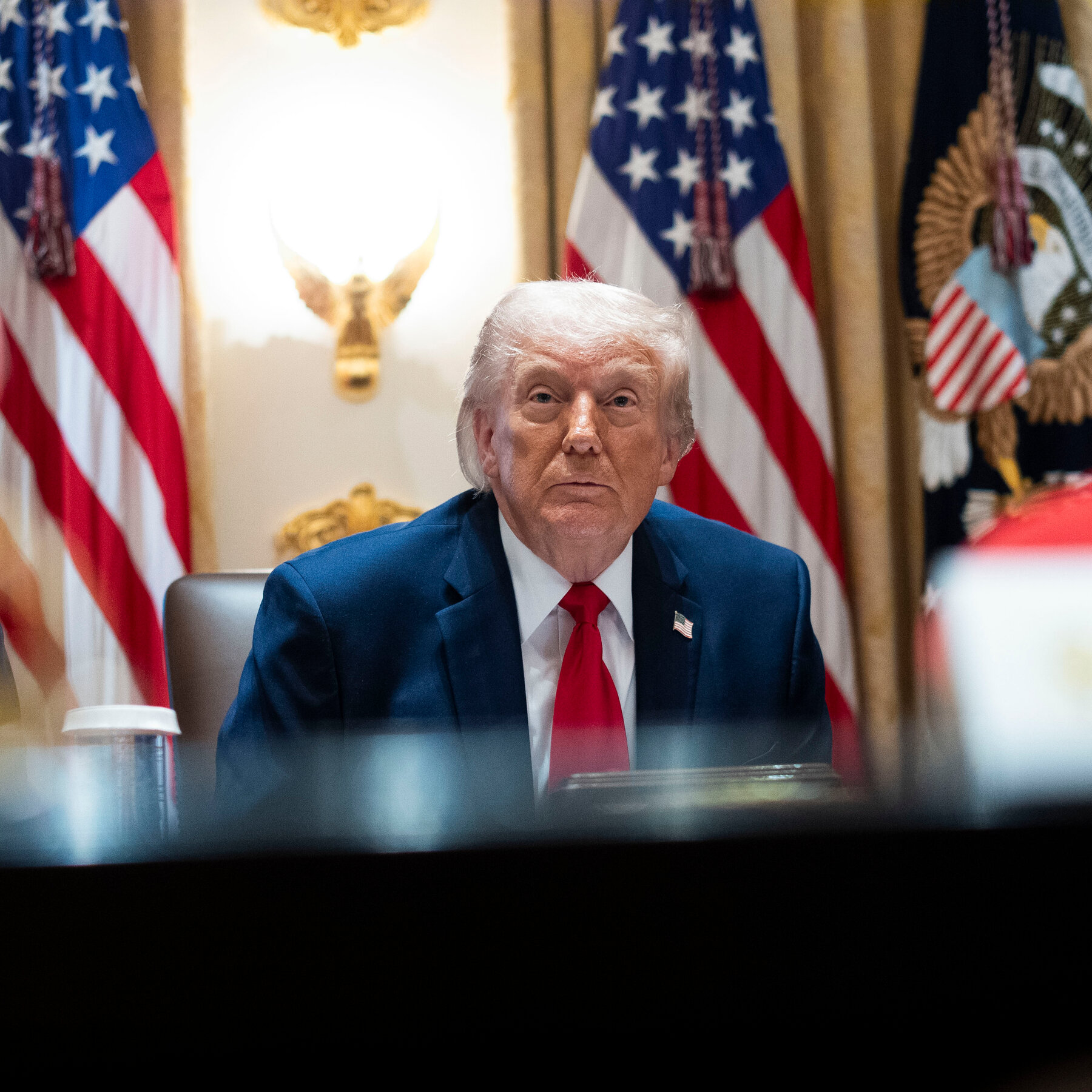 Presiden Donald Trump berbicara mengenai kebijakan luar negeri AS. Isyaratnya tentang Iran menjadi sorotan.