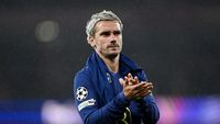 Antoine Griezmann saat membela Atletico Madrid di ajang Liga Champions. Ia menjadi salah satu bintang yang belum pernah merasakan gelar juara kompetisi paling elit Eropa.