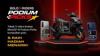 Antusiasme penggemar memuncak saat memprediksi pemenang di podium MotoGP Le Mans, diiringi harapan memenangkan hadiah menarik.
