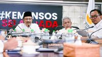 Menteri Sosial Gus Ipul saat memimpin pertemuan daring persiapan program Sekolah Rakyat, menekankan pentingnya pendidikan berbasis data-empati dan ruang aman bagi peserta didik.