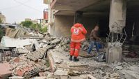 Lokasi serangan udara Israel yang menargetkan sebuah apartemen di pinggiran Baalbek, Lebanon, menewaskan seorang komandan Jihad Islam Palestina dan putrinya.