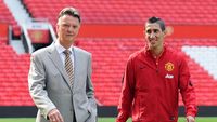Angel Di Maria saat masih mengenakan seragam Manchester United, sebuah periode singkat penuh konflik dengan Louis van Gaal.