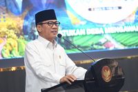 Menteri Yandri Susanto saat menyampaikan harapannya kepada PAPDESI untuk turut mensukseskan program pemerintah melalui pengembangan desa tematik.