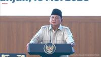 Presiden Prabowo Subianto saat meresmikan operasionalisasi 1.061 Koperasi Desa Merah Putih di Jakarta, menyampaikan pidato yang menyinggung 'cocokologi' di balik jumlah koperasi yang diresmikan.