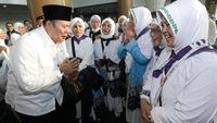 Ketua Tim Pengawas Haji DPR RI Cucun Ahmad Syamsurizal saat menyampaikan hasil evaluasi penyelenggaraan ibadah haji 2024.