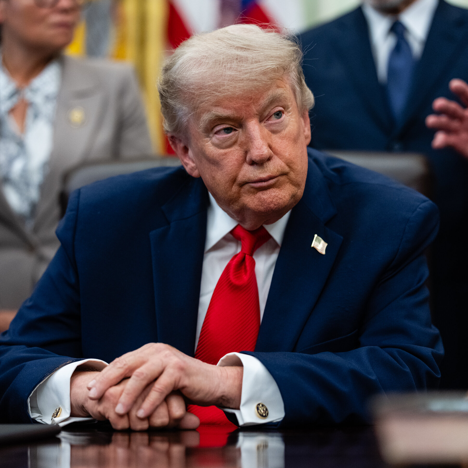 Presiden Donald Trump tiba di lokasi Konferensi Tingkat Tinggi G7, di tengah spekulasi dan ketegangan terkait perbedaan pandangannya dengan para pemimpin Eropa mengenai isu-isu global krusial.