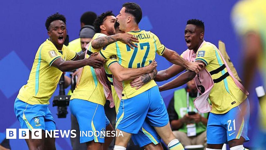Skuad Timnas Brasil saat menghadapi laga kualifikasi Piala Dunia 2026, berjuang keras di tengah tekanan dan ekspektasi tinggi untuk lolos ke putaran final.