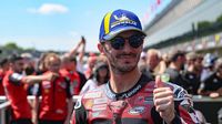 Francesco Bagnaia dalam balapan MotoGP. (Kredit: Dok. MotoGP.com/Getty Images)