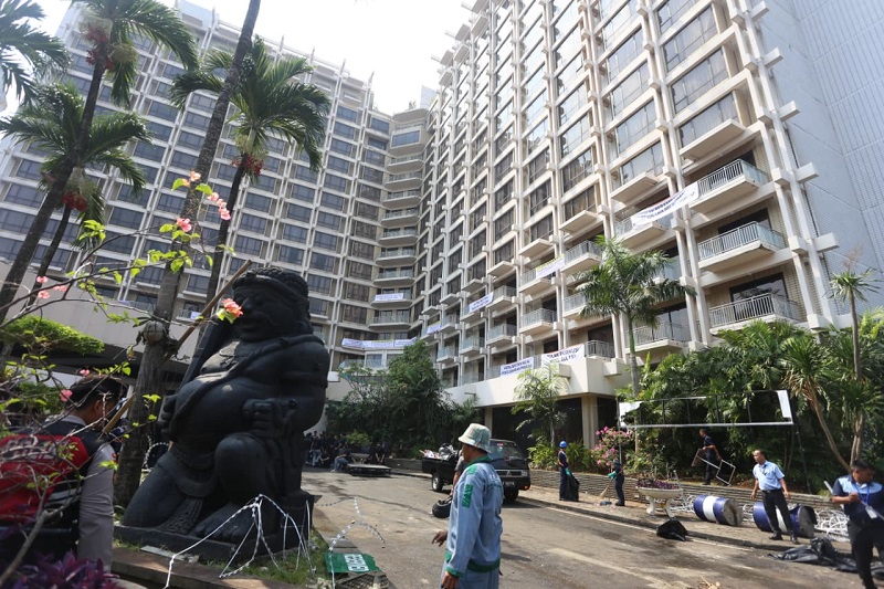 Hotel Sultan Jakarta, yang kini resmi tercatat sebagai Barang Milik Negara (BMN), setelah puluhan tahun melewati sengketa lahan.