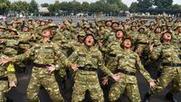 Ilustrasi peserta Latihan Bela Negara Kemhan yang berfokus pada wawasan kebangsaan dan kepemimpinan komunitas.