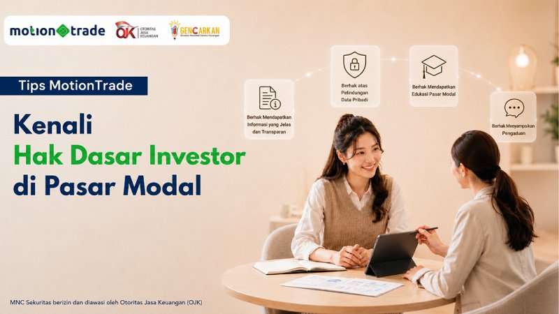 Seorang investor sedang meninjau data di laptopnya. Memahami hak dasar menjadi kunci melindungi investasi di tengah era digital.