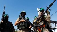 Delegasi faksi-faksi Palestina, termasuk perwakilan Hamas, dalam sebuah pertemuan membahas masa depan Jalur Gaza dan kesepakatan gencatan senjata dengan Israel.