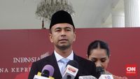 Raffi Ahmad, selebriti dan pengusaha, saat namanya disebut dalam kasus dugaan suap Bea Cukai yang ditangani KPK.
