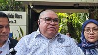 Pengacara Razman Arif Nasution saat menghadiri salah satu persidangan di pengadilan.