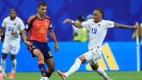 Gelandang Timnas Spanyol, Rodri, saat pertandingan Piala Dunia 2026. Ia menyoroti penyelesaian akhir timnya usai bermain imbang 0-0 melawan Tanjung Verde.