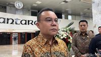 Wakil Ketua DPR Sufmi Dasco Ahmad saat menyampaikan apresiasi terhadap langkah Bank Indonesia dalam memperkuat Rupiah tanpa Dolar AS melalui kerjasama bilateral.