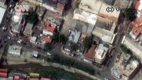 Citra satelit menunjukkan perbedaan kondisi infrastruktur di wilayah pesisir La Guaira, Venezuela, sebelum dan sesudah gempa bumi dahsyat pada 24 Juni. Kerusakan parah terlihat pada jalan, jembatan, dan fasilitas pelabuhan.