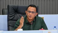 Wakil Ketua Komisi I DPR Anton Sukartono saat menyampaikan pandangan terkait isu-isu internasional dan keamanan.
