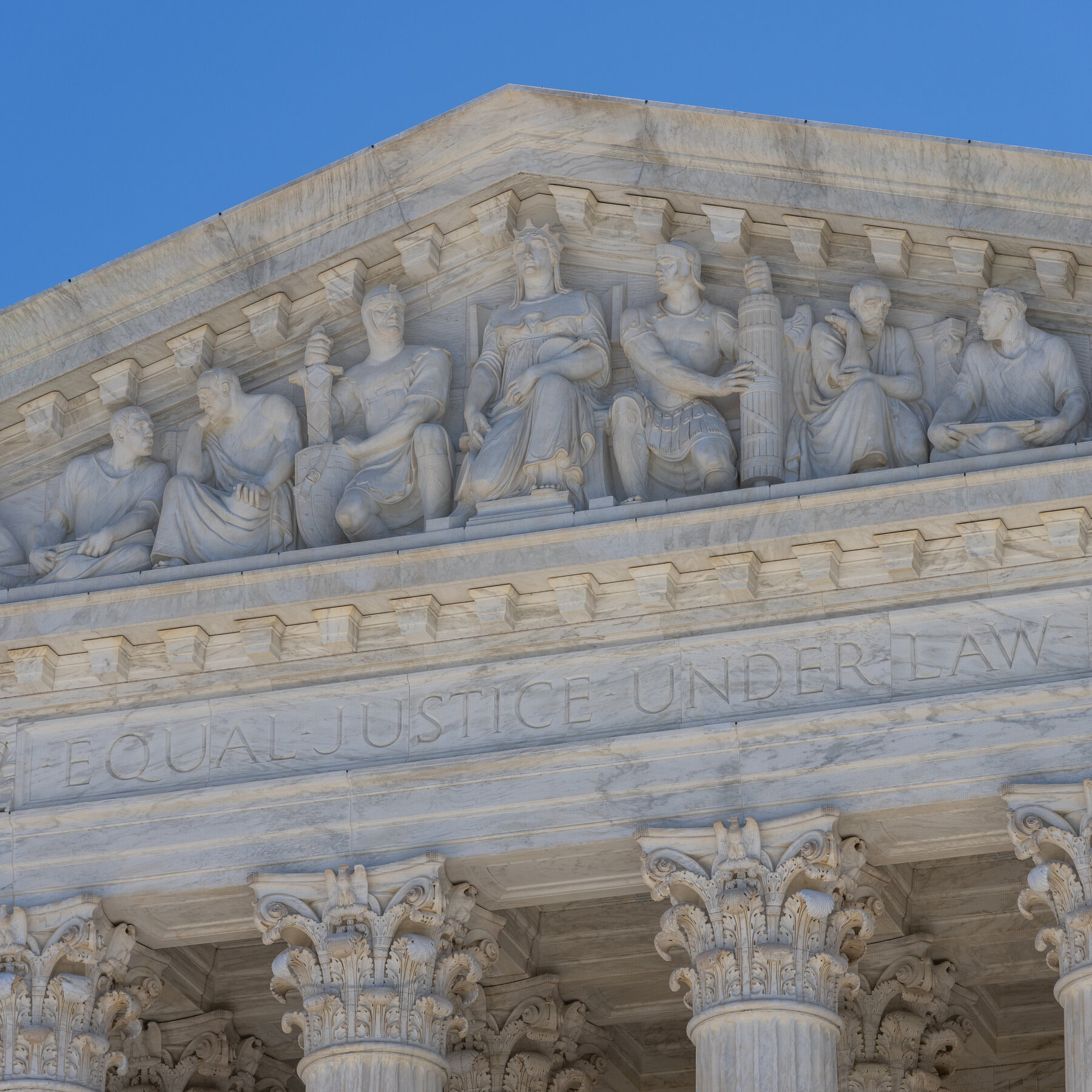 Gedung Mahkamah Agung Amerika Serikat, lokasi putusan penting terkait pendanaan politik yang baru saja dikeluarkan.