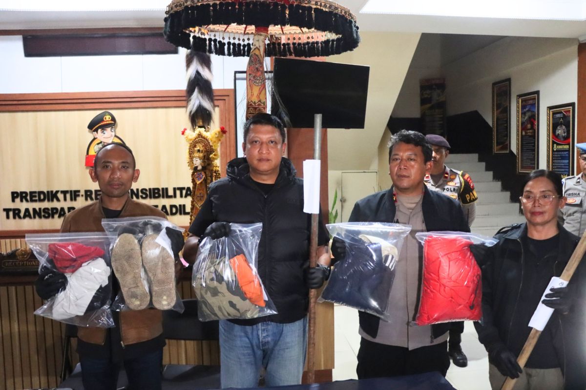 Petugas Kepolisian Resor Tabanan saat melakukan penanganan kasus kriminalitas di wilayah hukumnya.