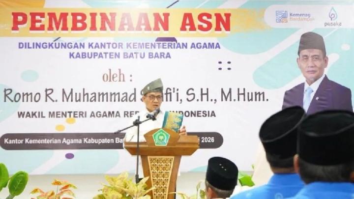 Pejabat Kementerian Agama saat menyampaikan kebijakan terkait pencegahan 'budaya' LGBTQ yang didasarkan pada Perpres 111 Tahun 2025.