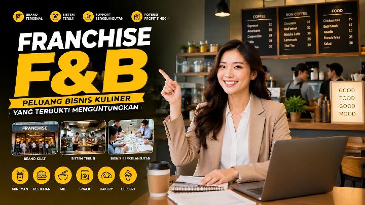 Seorang investor sedang menganalisis potensi keuntungan dari berbagai model waralaba kuliner untuk menentukan pilihan terbaik.