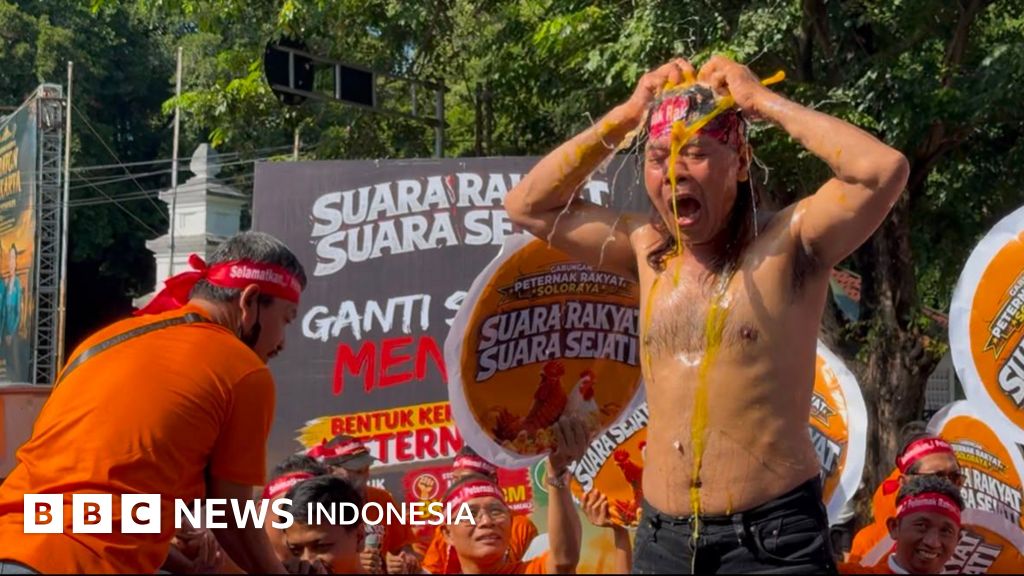 Seorang peternak memantau kondisi kandang ayam petelur di tengah keresahan akibat anjloknya harga telur, mengancam keberlangsungan usahanya.