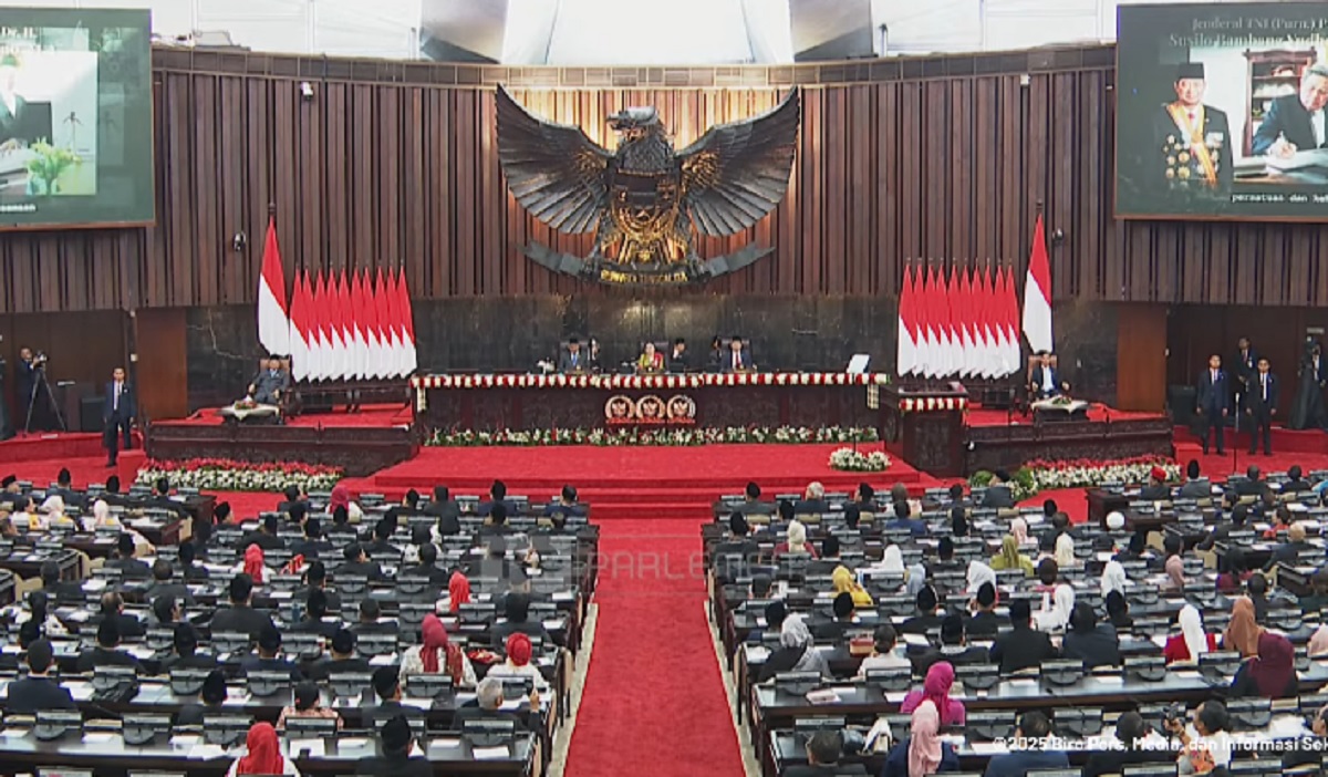 Gedung DPR RI di Senayan, Jakarta, tempat Komisi XI akan melakukan uji kelayakan dan kepatutan calon Gubernur Bank Indonesia.