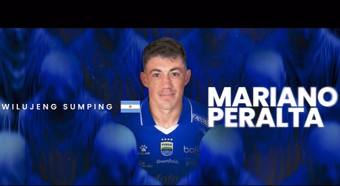 Mariano Peralta, penyerang anyar Persib Bandung, diharapkan menjadi solusi ketajaman lini serang Pangeran Biru di kompetisi Liga 1.