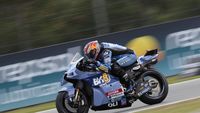 Alex Marquez saat melaju di lintasan Sachsenring dalam sesi Latihan Bebas Kedua MotoGP Jerman 2026, menunjukkan dominasi awal.