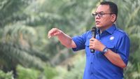 Presiden Prabowo Subianto menyampaikan pernyataan dalam sebuah forum, sementara perwakilan PAN menyerukan pentingnya menjaga kondusivitas politik.