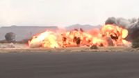 Pesawat tempur koalisi pimpinan Saudi disiapkan untuk misi serangan udara balasan di Yaman, di tengah peningkatan ketegangan regional yang melibatkan AS dan Iran.