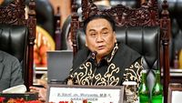 Wakil Ketua MPR RI Bambang Wuryanto atau Bambang Pacul saat menyampaikan pandangannya mengenai penanganan isu Papua yang strategis. Ia menekankan peran vital Wakil Presiden Gibran Rakabuming Raka.