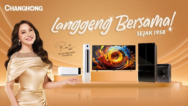 Penyanyi Rossa resmi ditunjuk sebagai Brand Ambassador untuk kampanye 'Langgeng Bersama' Changhong, sebuah langkah strategis untuk memperkuat ikatan merek dengan konsumen.
