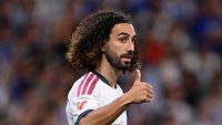 Marc Cucurella beraksi dalam balutan seragam Chelsea FC, klub tempat ia berkarier saat ini.