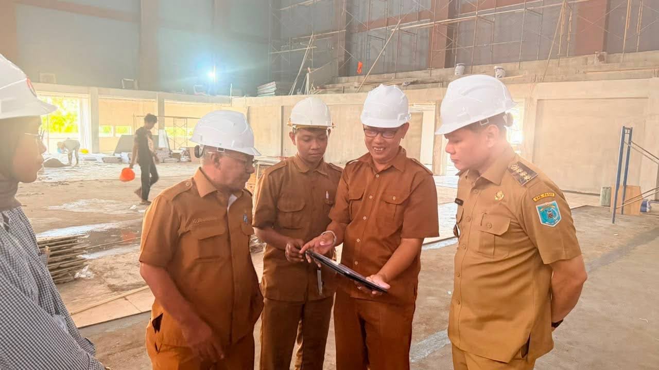 Visualisasi desain GOR Bulutangkis di Jalan Kartini, Tanah Grogot, yang ditargetkan rampung pada September 2026, siap menjadi venue utama Porprov Kaltim VIII.