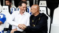 Skuad Juventus FC saat latihan, bersiap menghadapi musim kompetisi dengan semangat baru setelah perombakan manajemen dan tim.
