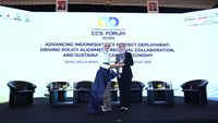 Direksi PT Pertamina (Persero) dalam sebuah forum energi bersih, menegaskan komitmen perusahaan untuk memimpin pengembangan ekosistem Carbon Capture Storage (CCS/CCUS) di Indonesia demi mencapai Net Zero Emission 2060.