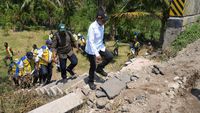 Jembatan di Flores, NTT, yang akan direhabilitasi dengan desain lebih tahan gempa atas instruksi Menteri PUPR Dody Hanggodo.