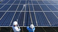Presiden Prabowo Subianto (ilustrasi) saat meresmikan groundbreaking proyek PLTS skala besar di Bali, menandai dimulainya upaya ambisius mencapai target 100 GWp energi surya hingga tahun 2029.
