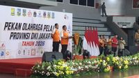 Gubernur DKI Jakarta Pramono Anung menyampaikan visinya untuk pengembangan atlet pelajar menuju prestasi internasional dan juara umum PON 2028.