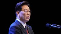 Pemandangan perbatasan antar-Korea, yang menjadi simbol harapan sekaligus tantangan dalam upaya diplomatik menuju perdamaian abadi di Semenanjung Korea.