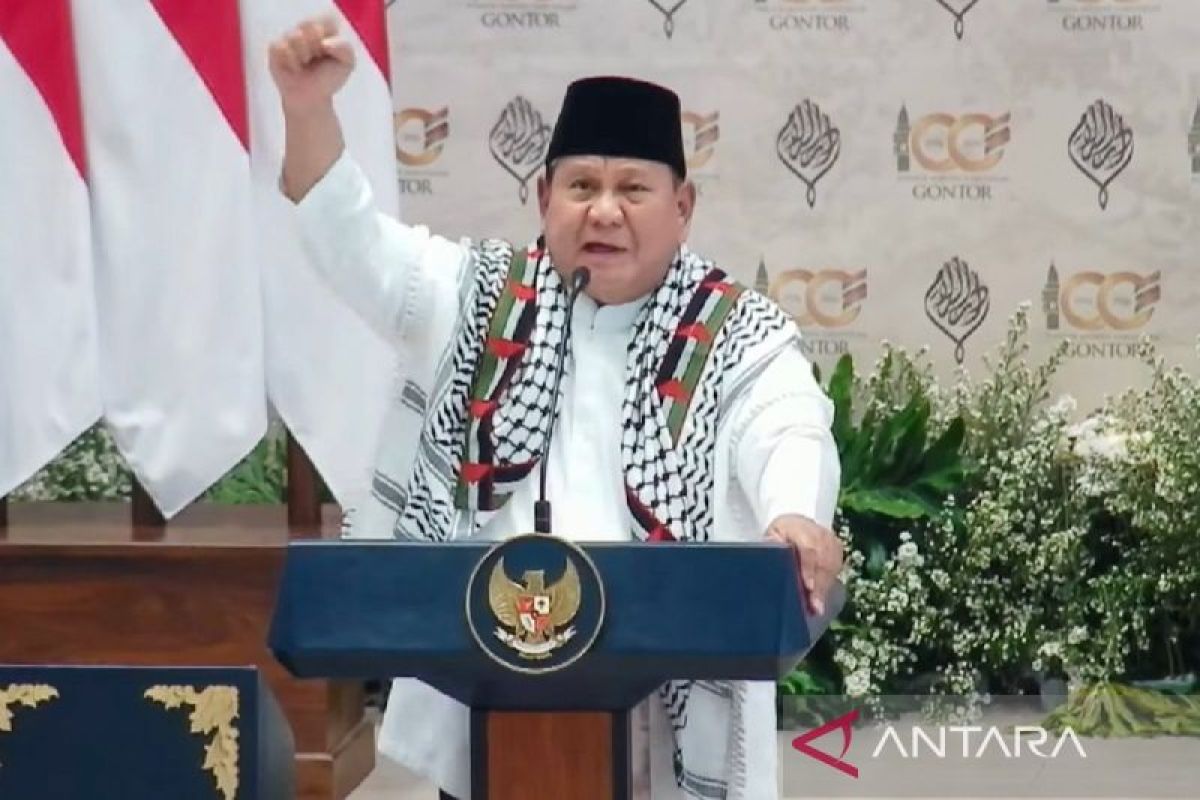 Presiden Prabowo Subianto saat menyampaikan pandangan mengenai pentingnya netralitas lembaga pendidikan dan keagamaan.